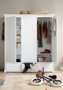 Online Kleiderschrank 'Seaside' 3-türig weiß Kinder Kleiderschränke & Regale