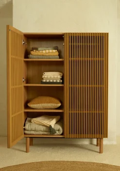 Kleiderschrank 2-türig 'Hai No Ki' Natural Ash Kinder Kleiderschränke & Regale