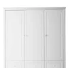 Discount Kleiderschrank 3-türig weiß Kinder Kleiderschränke & Regale