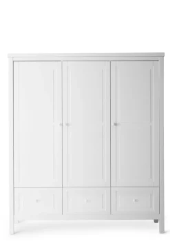 Discount Kleiderschrank 3-türig weiß Kinder Kleiderschränke & Regale