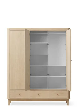 Clearance Kleiderschrank 'Wood' 3-türig Kinder Jugendzimmer|Jugendzimmer