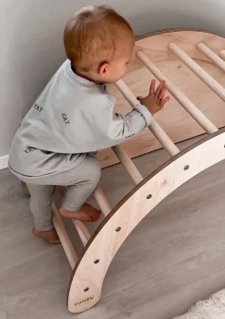 Best Kletterbogen Birke Natur Spielbögen & Spieldecken|Holzspielzeug