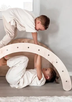 Best Kletterbogen Birke Natur Spielbögen & Spieldecken|Holzspielzeug