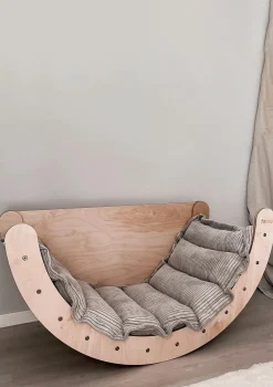 Online Kletterbogen Kissen Cord Salbei Grün Kinder Spielbögen & Spieldecken|Spielzeug