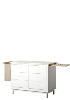 Discount Kommode 'Seaside' 6 Schubladen weiß Kinder Wickelkommoden & Wickeltische|Wickelkommoden & Wickeltische