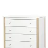 Best Kommode 'Wood' 4 Schubladen weiß/Eiche Kinder Wickelkommoden & Wickeltische|Wickelkommoden & Wickeltische