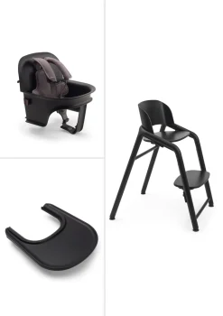 Sale Komplettes Hochstuhl-Set 'Giraffe' Schwarz Kinder Kinderstühle & Kindertische|Hochstühle