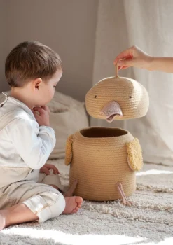 Outlet Korb 'Charlie the chicken' Kinder Aufbewahrung