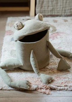 Korb 'Fred the Frog' Green Kinder Aufbewahrung