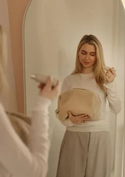 Online Kulturtasche 'Teddy Toiletry Bag' Ecru Taschen & Rucksäcke