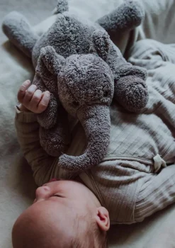 Online Kuscheltier Elefant mit Herzschlag 'George' grau Kinder Kuscheltiere|Beruhigung