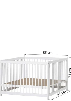 Hot Laufstall 'IDA-MARIE' weiß Kinder Sicherheit|Sicherheit