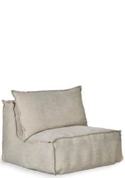 New Lounge-Sessel 'Linen Lounger' Beige Kinder Stillen & Stillzubehör|Living