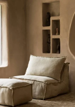 New Lounge-Sessel 'Linen Lounger' Beige Kinder Stillen & Stillzubehör|Living