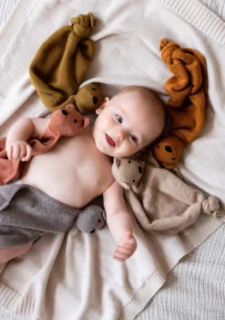 Hot Merino Schmusetuch 'Teddy Tokki' Schmusetücher|Schmusetücher