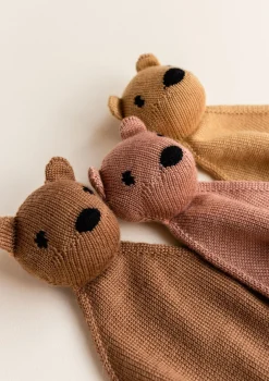 Hot Merino Schmusetuch 'Teddy Tokki' Schmusetücher|Schmusetücher