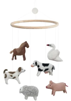 New Mobile 'Farm Animals' Kinder Spieluhren & Mobiles|Spieluhren & Mobiles