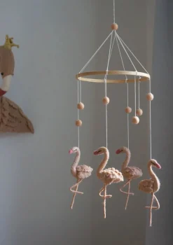 Online Mobile 'Flamingo' Coral Kinder Spieluhren & Mobiles|Spieluhren & Mobiles
