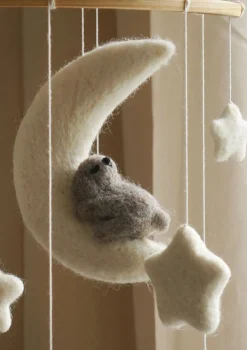 Outlet Mobile 'Rabbit/White Moon' Kinder Spieluhren & Mobiles|Spieluhren & Mobiles