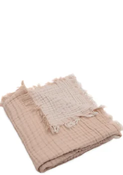 Clearance Musselin Decke 'Fringe' 120 x 120 cm Kinder Decken & Kissen|Decken & Kissen