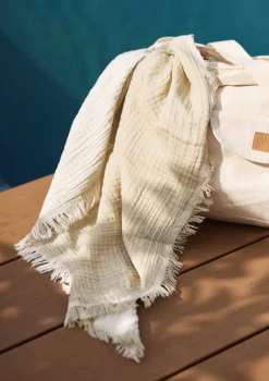 Musselin Decke 'Fringe' 120 x 120 cm Kinder Decken & Kissen|Decken & Kissen
