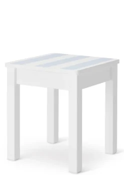 Outlet Nachttisch weiß handbemalt Kinder Bettzubehör|Bettzubehör