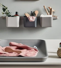 Best Organisationselemente 3 Stck 1 lange Schiene Dusty grey Kinder Badzubehör|Badzubehör