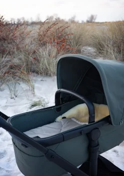 Discount Premium Lammfell-Fußsack für Babywanne & Kinderautositz Limited Edition dune-beige Kinder Fußsäcke|Zubehör Kindersitz