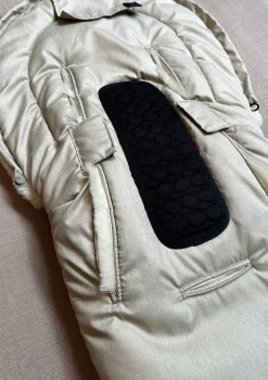 Discount Premium Lammfell-Fußsack für Babywanne & Kinderautositz Limited Edition dune-beige Kinder Fußsäcke|Zubehör Kindersitz