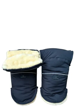 Online Premium Lammfell-Handwärmer midnight black Kinder Schutz-Zubehör Unterwegs|Schutz-Zubehör