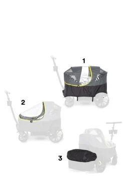 Clearance Regenverdeck-Set für Cruiser XL Kinder Schutz-Zubehör Unterwegs|Schutz-Zubehör