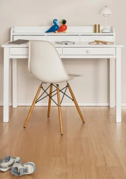 Schreibtisch hoch weiß handbemalt Kinder Schreibtische