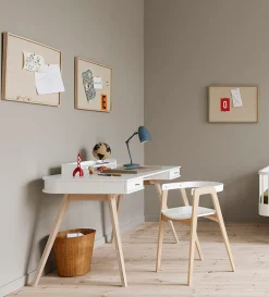 Sale Schreibtisch 'Wood' 66 cm Weiß/Eiche Kinder Jugendzimmer|Jugendzimmer