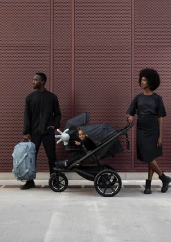 Hot Sportwagen 'Urban Glide 3 Double' Black Kinder Kinderwagen|Kinderwagen-Sets