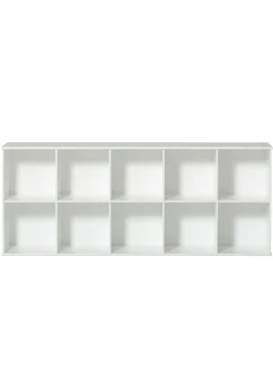 Best Standregal 'Wood' horizontal 5 x 2 / weiß mit Sockel Kinder Living|Jugendzimmer