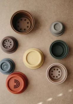 Stapelbecher 'Stacking Cups' Retro Lernspielzeug|Spielzeug