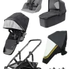 Best Switchback Kinderwagen Starter-Set dunkelgrau / schwarz Kinder Kinderwagen|Kinderwagen-Sets