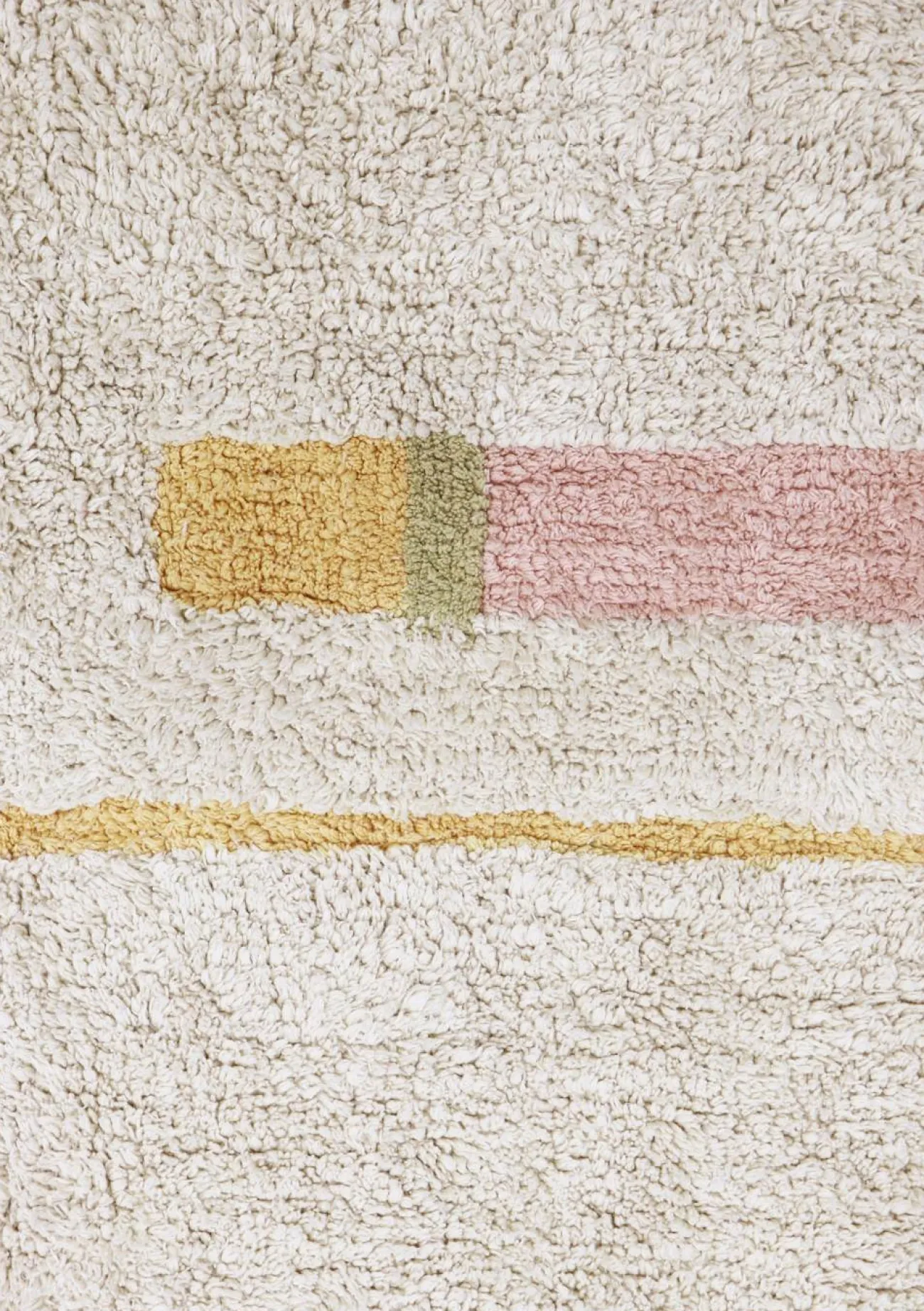 New Teppich 'Lanes Vintage' Nude waschbar 130 x 90 cm Kinder Spielmatten & Spieldecken