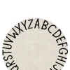 Teppich mit Buchstaben 'ABC' waschbar Ø 150 cm Kinder Spielmatten & Spieldecken