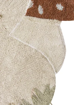 Online Teppich mit Pilz-Motiv 'Boletus' waschbar 120 x 120 cm Kinder Spielmatten & Spieldecken