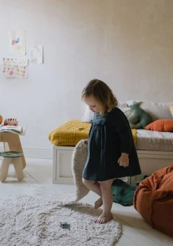 Outlet Teppich mit Tiermotiv 'Bunny' waschbar 135 x 130 cm Kinder Spielmatten & Spieldecken