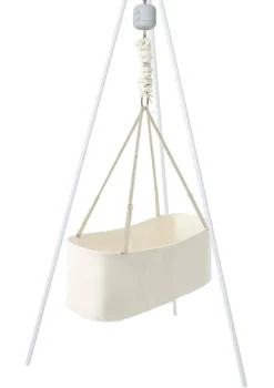 Discount 3-tlg. Babywiegen-Set Natur Kinder Beistellbetten & Babywiegen|Beistellbettchen & Babywiegen