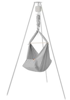 Outlet 3-tlg. Federwiegen-Set 'Basic' Grau Kinder Beistellbetten & Babywiegen|Beistellbettchen & Babywiegen