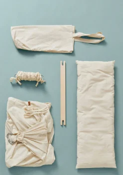 Sale 2-tlg. Federwiegen-Set 'Basic' Natur Kinder Beistellbetten & Babywiegen|Beistellbettchen & Babywiegen