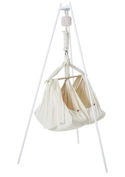 Sale 3-tlg. Federwiegen-Set 'Premium' für Zwillinge Natur Kinder Beistellbetten & Babywiegen|Beistellbettchen & Babywiegen