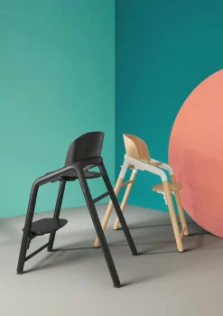 Ultimatives Hochstuhl-Set 'Giraffe' Schwarz Kinder Kinderstühle & Kindertische|Hochstühle