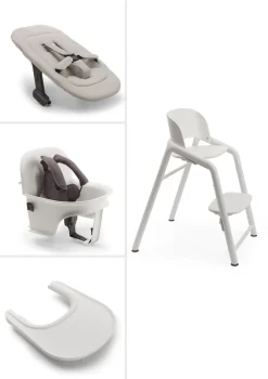 Hot Ultimatives Hochstuhl-Set 'Giraffe' Weiß Kinder Kinderstühle & Kindertische|Hochstühle