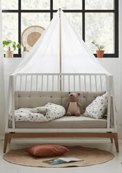 Hot Umbauset für Babybett 'Luna' 120 x 60 cm weiß Kinder Babybetten & Kinderbetten|Babybetten