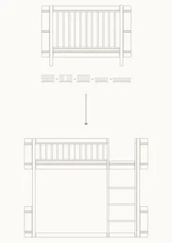 Best Umbauset für 'Wood Mini+' Babybett inkl. Junior-Erweiterung zum halbhohen Hochbett Kinder Hochbetten & Etagenbetten|Babybetten & Kinderbetten