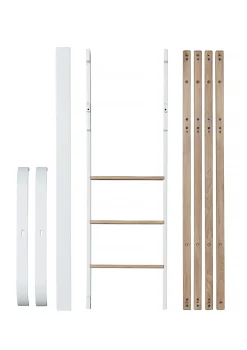 New Umbauset für 'Wood Mini+' Babybett inkl. Junior-Erweiterung zum halbhohen Hochbett Weiß / Eiche Kinder Hochbetten & Etagenbetten|Babybetten & Kinderbetten